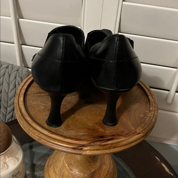 🛑 1 hour sale. Stuart Weitzman, size 9.5, Black Leather Heel booties - Picture 5 of 8